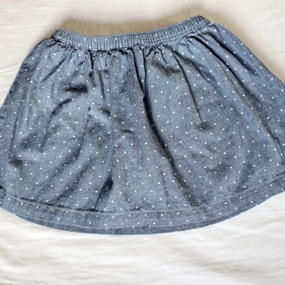 Carter's Girls 3T Blue Pokadot Skort